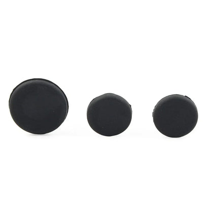 Tailgate Rubber Dust Plugs 3 x for Jeep Wrangler JL (2018 - up) Black