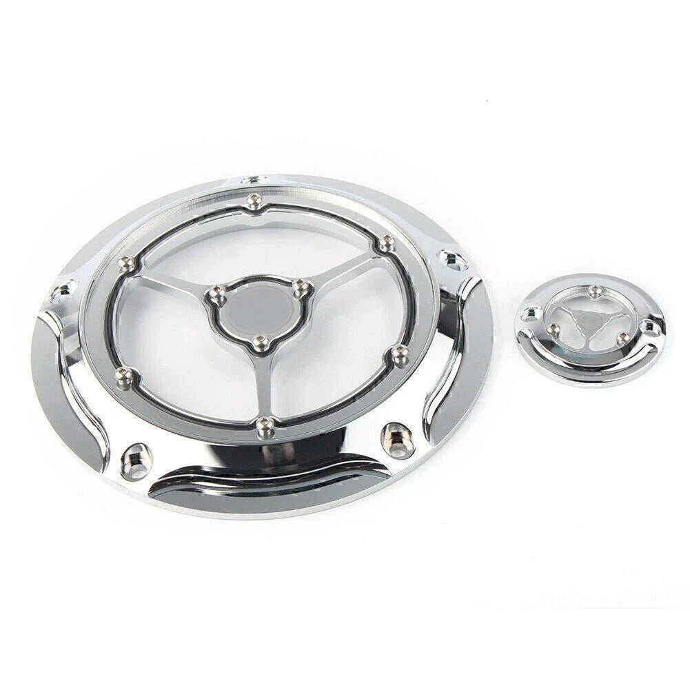 Clarity Derby & Timer Timing Covers Chrome for RSD Harley Touring (2016+)