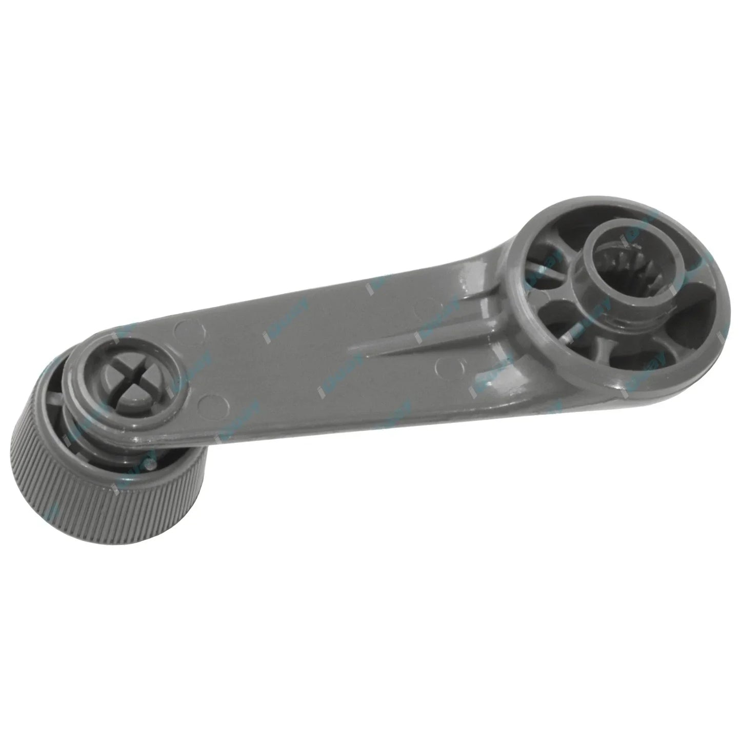 2 x Grey Door Window Winder Handles for Toyota Hilux (1983-1988)