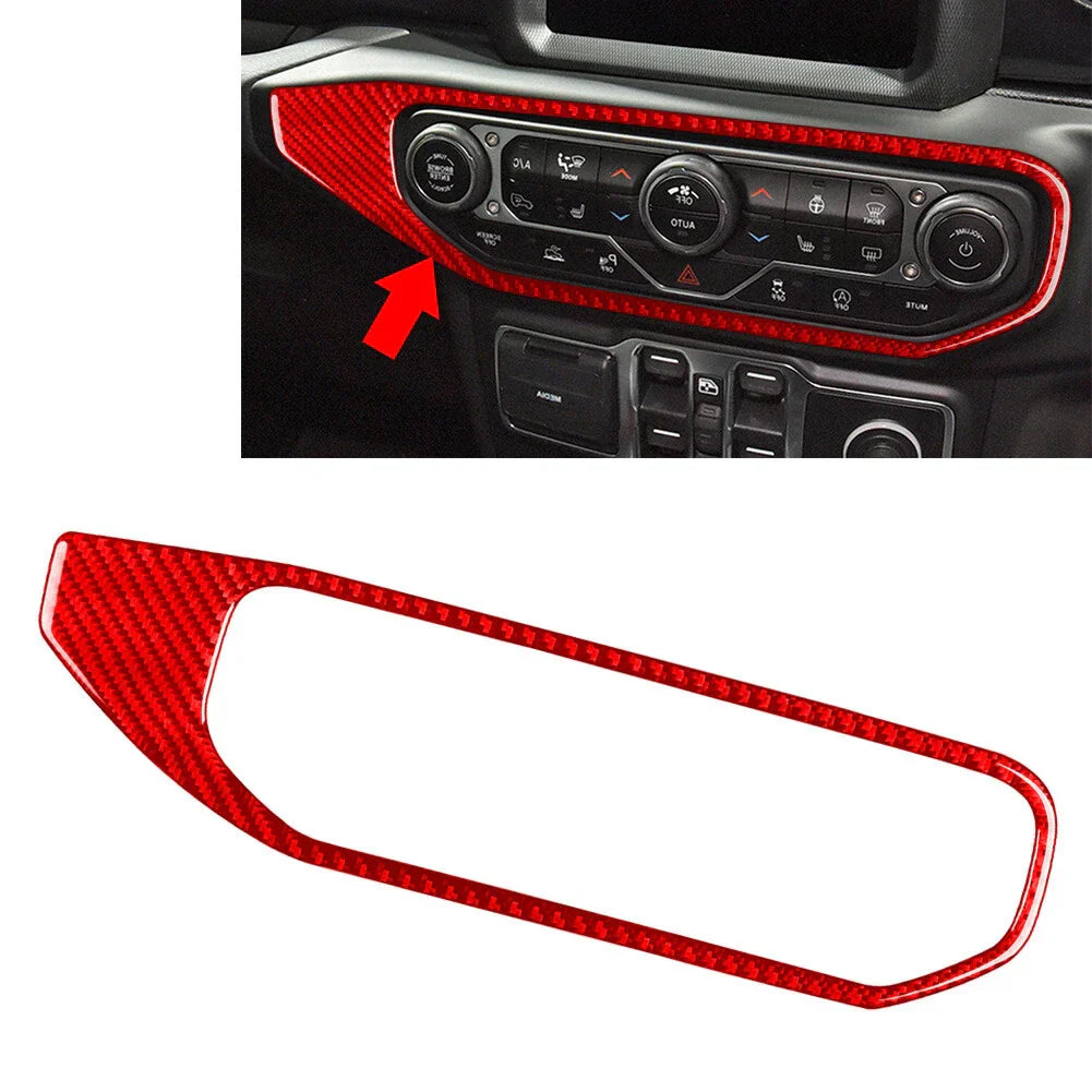 AC Climate Control Cover Trim for Jeep Wrangler JL JLU Gladiator JT (2018-2023)
