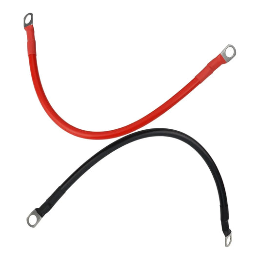 2 x Battery Cable Set for Grounding and Automotive Wiring 30cm 12V