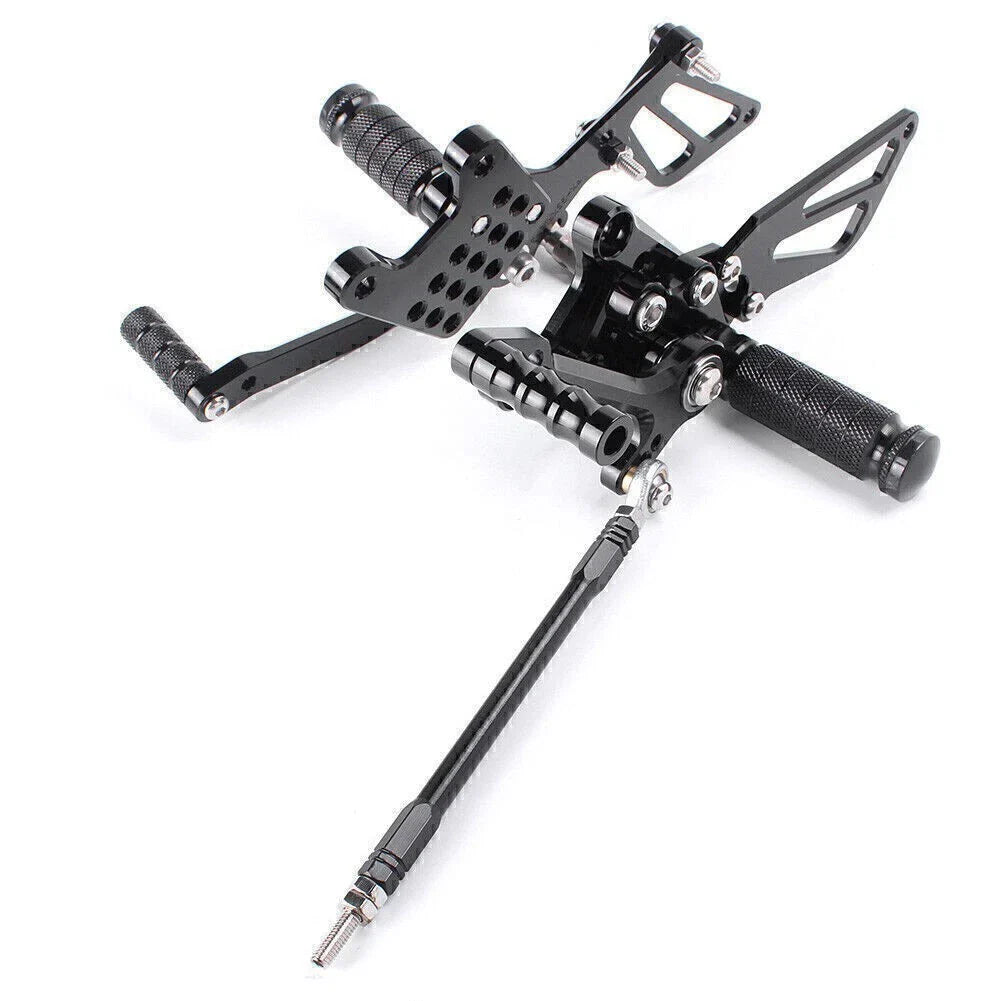 Rearsets Foot Pegs for Suzuki GSXR1000 GSXR600 GSXR750 (2000-2005) Black