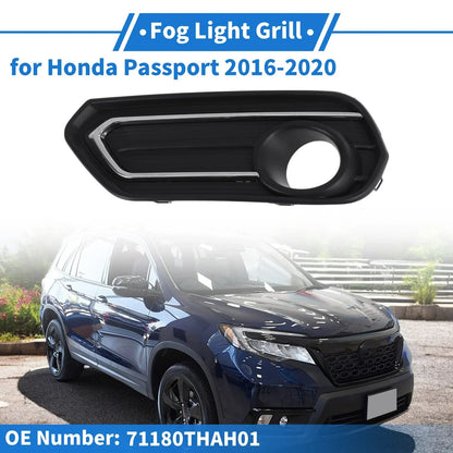 Front Left Fog Light Grill for Honda Passport (2016-2020)
