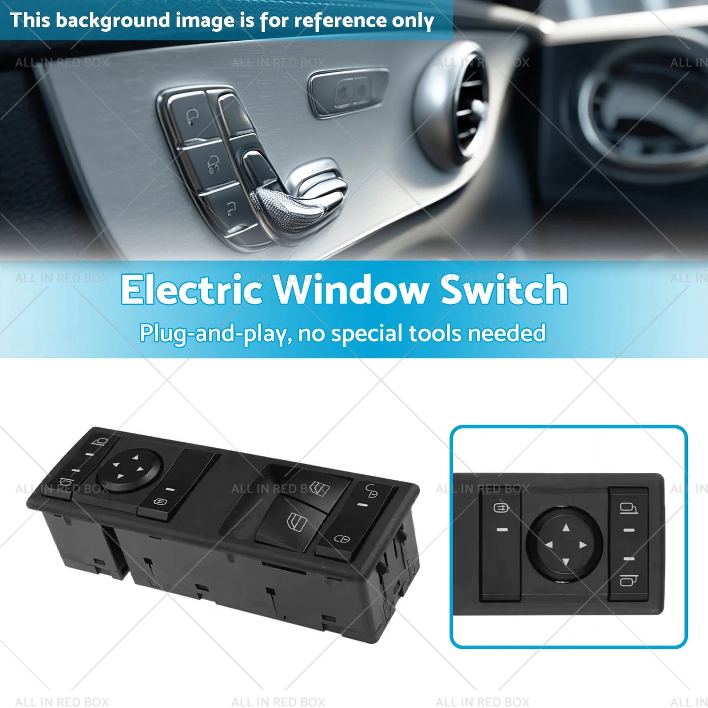 Electric Window Switch for Mercedes-Benz Actros (1997-2023)