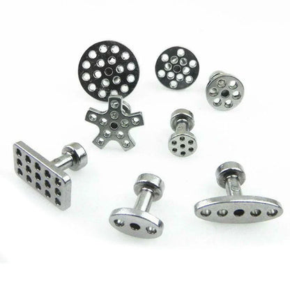8 x Aluminum Puller Tabs Cold Glue Paintless Tool