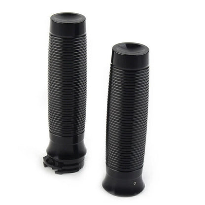 25mm Black Motorcycle Handlebar Hand Grips for Harley Bobber Chopper
