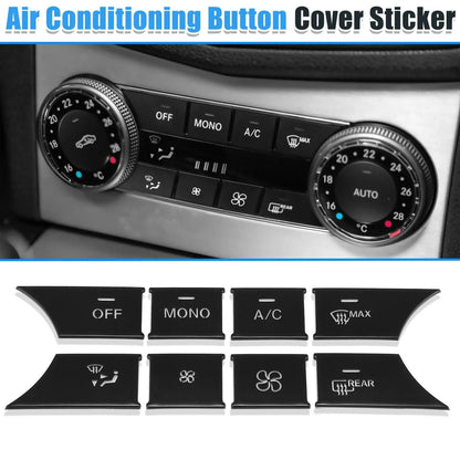 AC Button Stickers for Mercedes-Benz C300 (2008-2014)