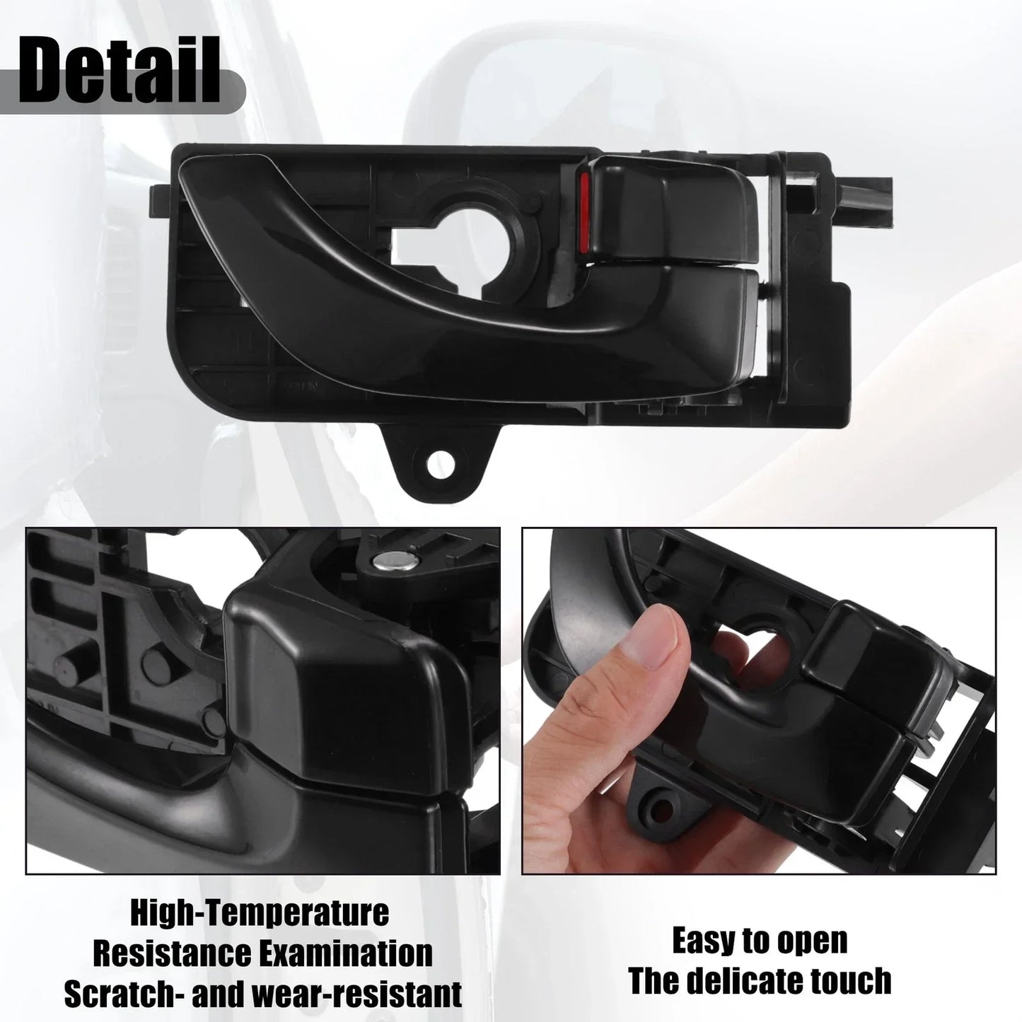 Front Left Right Interior Door Handles for Hyundai Sonata (2005-2008)