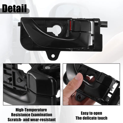 Front Left Right Interior Door Handles for Hyundai Sonata (2005-2008)