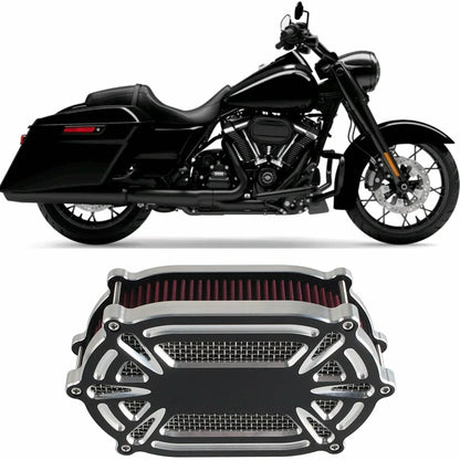 Inlet Air Intake Cleaner Replacement Filter for Harley Dyna Softail FLST (2006-2023)