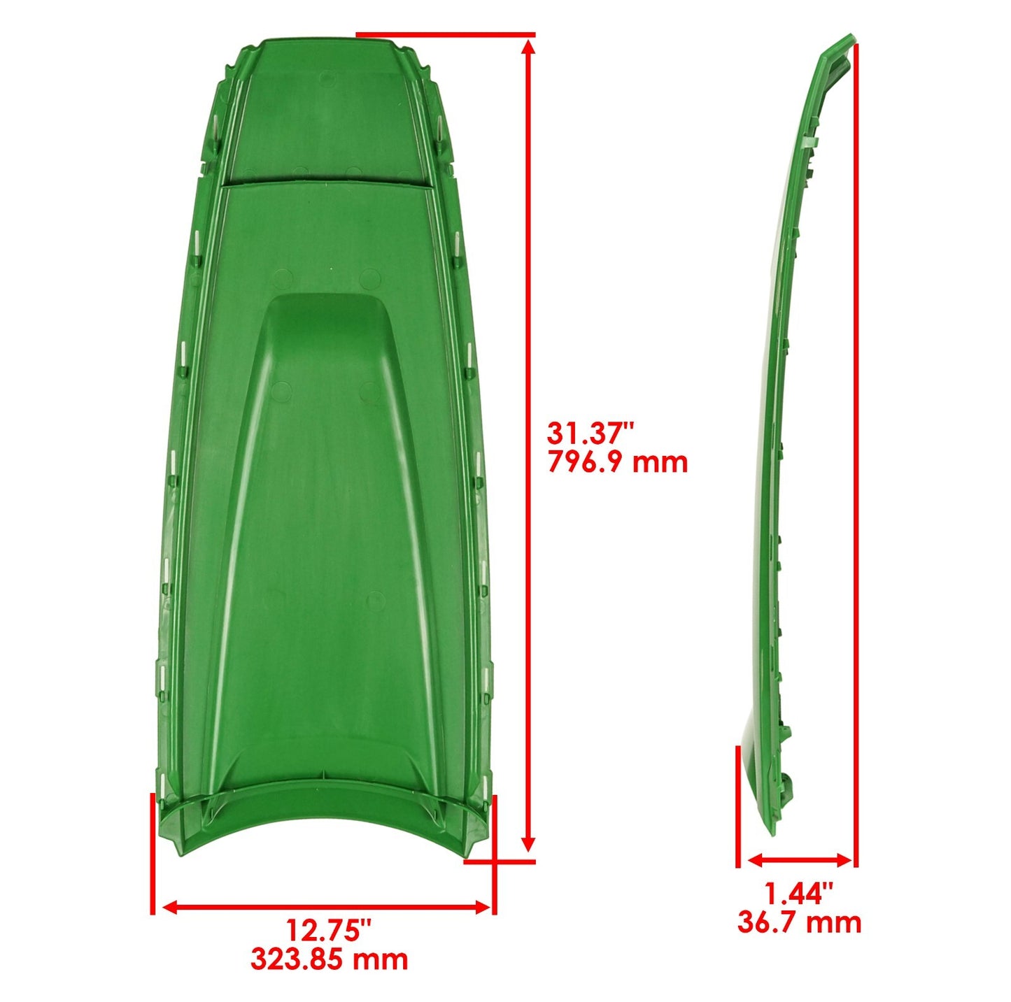 Center Hood Panel Replacement for John Deere X324 X330 X350 (2005–2010)