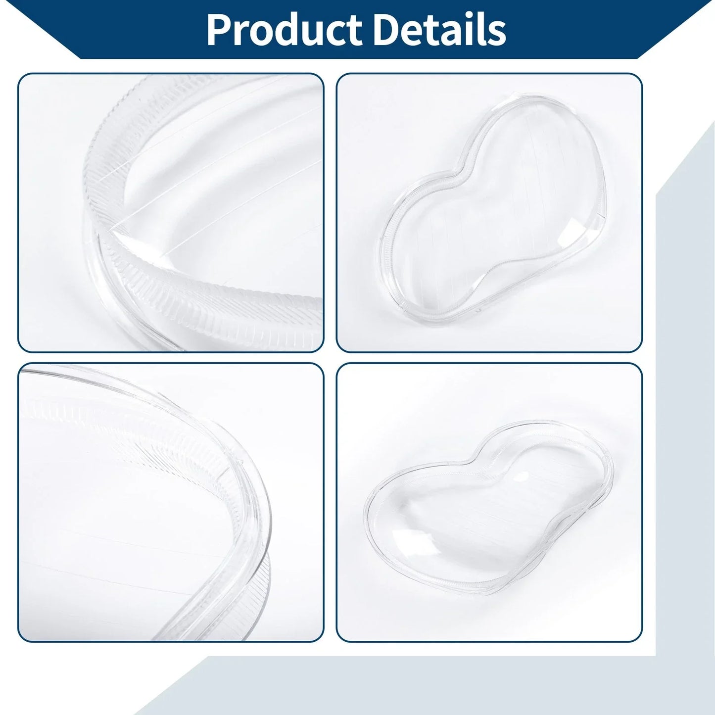 Front Left Headlight Lens Cover for Mercedes-Benz (2003-2009)