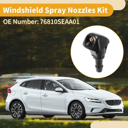 Windshield Washer Nozzle Kit for Honda Civic MK6 MK7 (1992-2005)