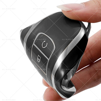 Chery Omoda 5 Remote Key Fob Case Cover  Black & Silver TPU