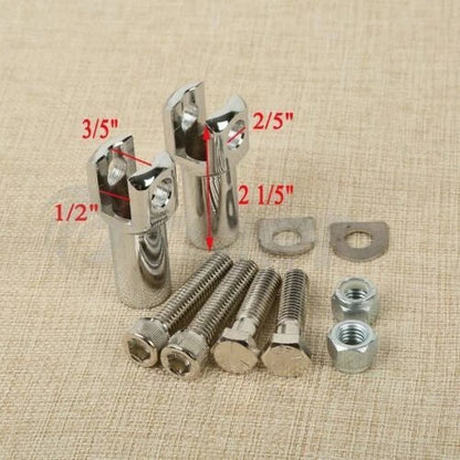 Passenger Footpeg Support Clevis Mount for Harley Softail Fatboy (2000-2006)