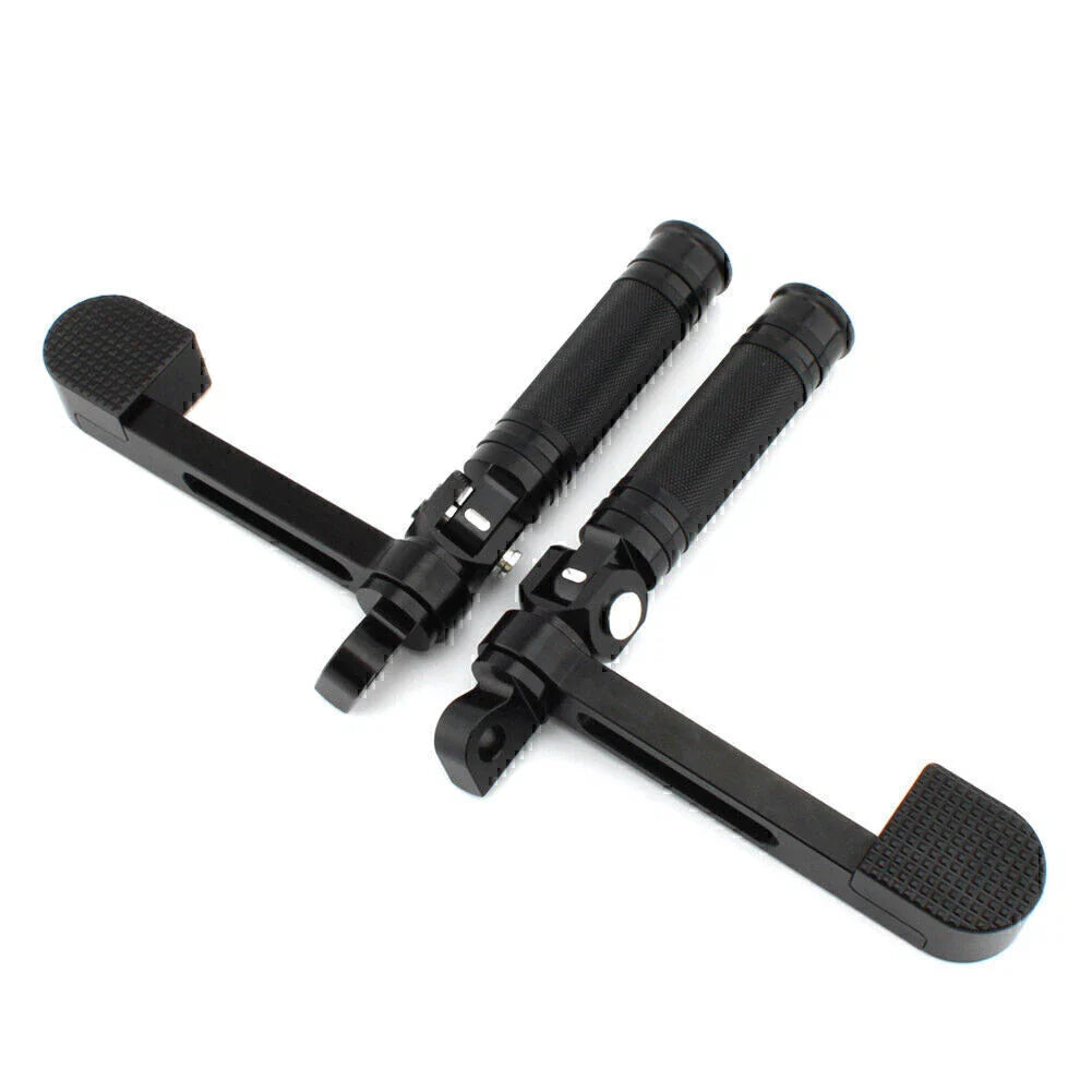 Stirrup Heel Foot Rest Pegs for Harley Sportster XL 883 1200 Softail FXWG FXR