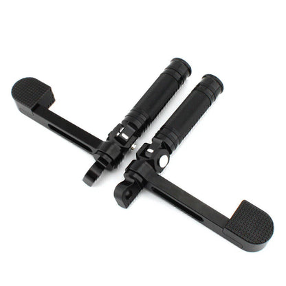 Stirrup Heel Foot Rest Pegs for Harley Sportster XL 883 1200 Softail FXWG FXR