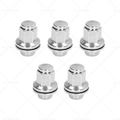 5PCS 14x1.5 Alloy Wheel Lug Nuts for Landcruiser 76 79 100 200 Series