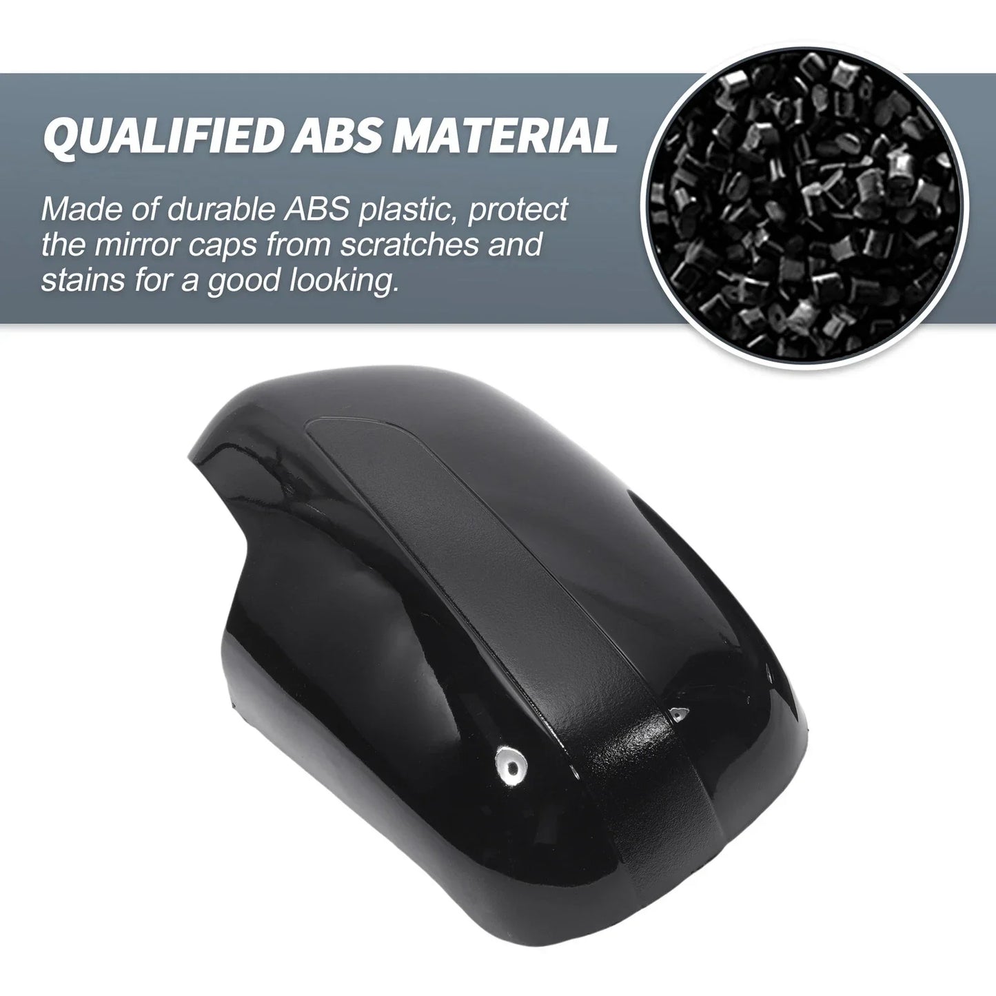 Rearview Mirror Cover Overlay Gloss Black for Lexus RX350 RX330 (2004-2006)