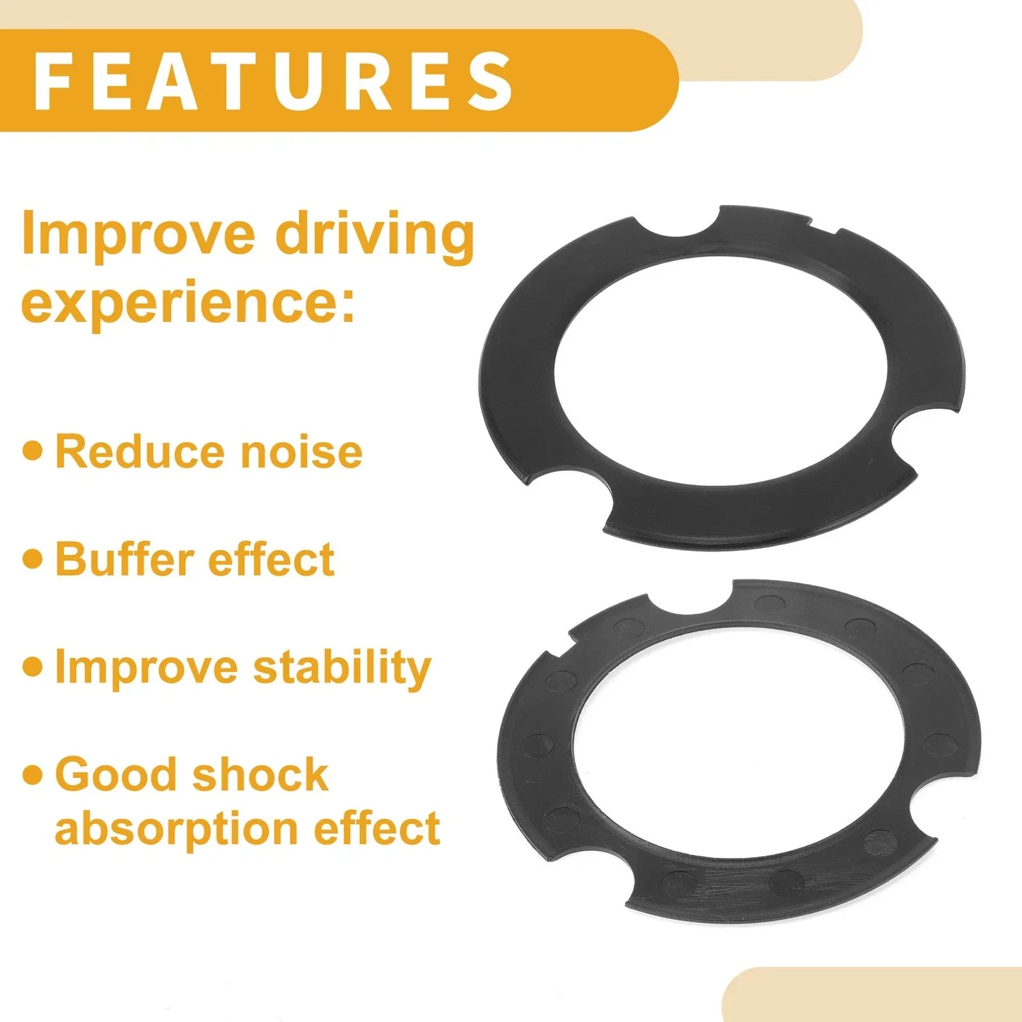 Coil Spring Insulators for Mercedes-Benz C-Class W205 (2014-2021)