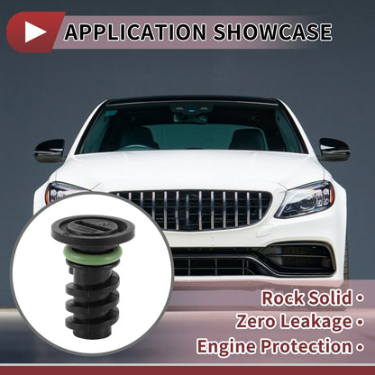 Rubber Oil Drain Plug Set for Mercedes-Benz C63 AMG (2016-2018)
