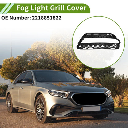 Front Right Fog Light Grill for Mercedes Benz S-Class (2006-2013) Black