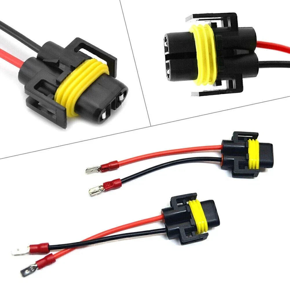 H11 to H11B Conversion Wire Harness for Headlight Pigtail LED Halogen Bulbs