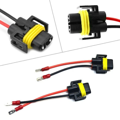 H11 to H11B Conversion Wire Harness for Headlight Pigtail LED Halogen Bulbs