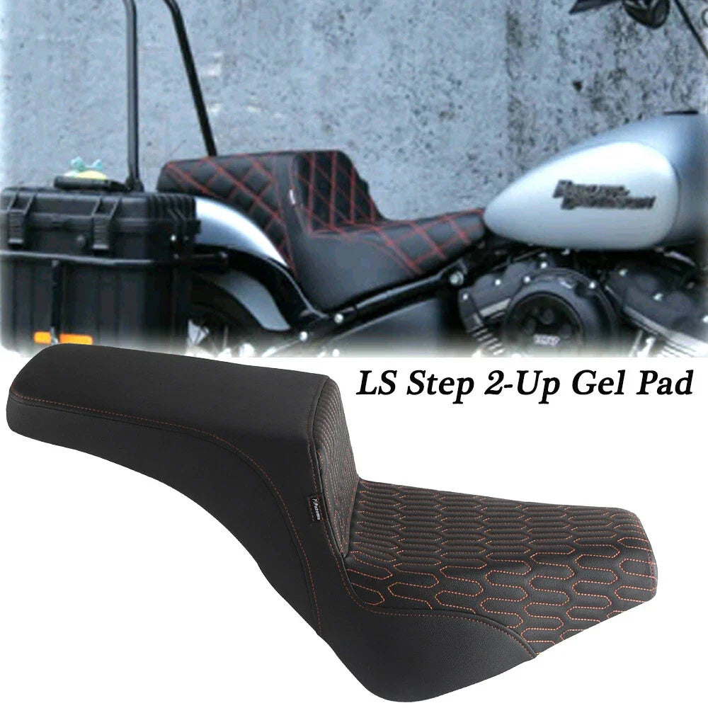 LS Step 2-Up Gel Pad Seat for Harley Softail Heritage Classic FLHC FLHCS (2018-24)
