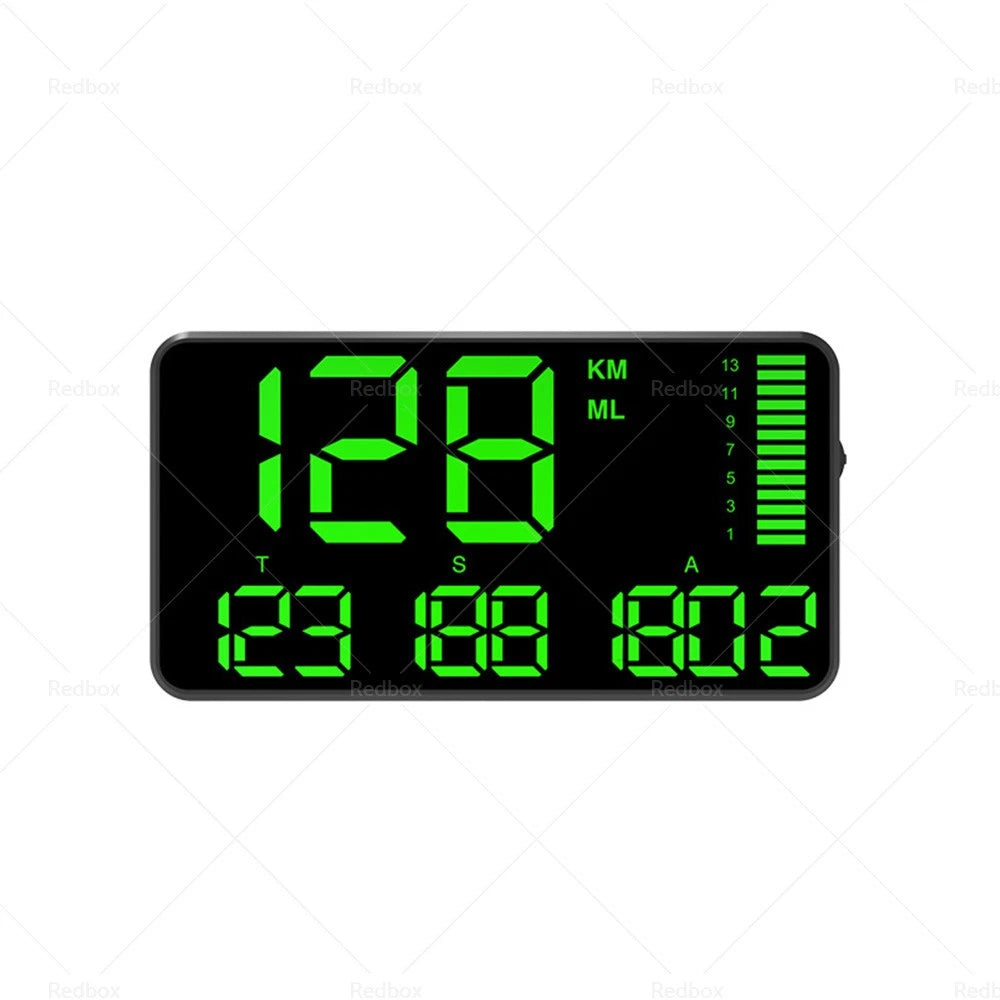 5.5'' Speedometer Odometer Display MPH/KMH with Alarm for Universal