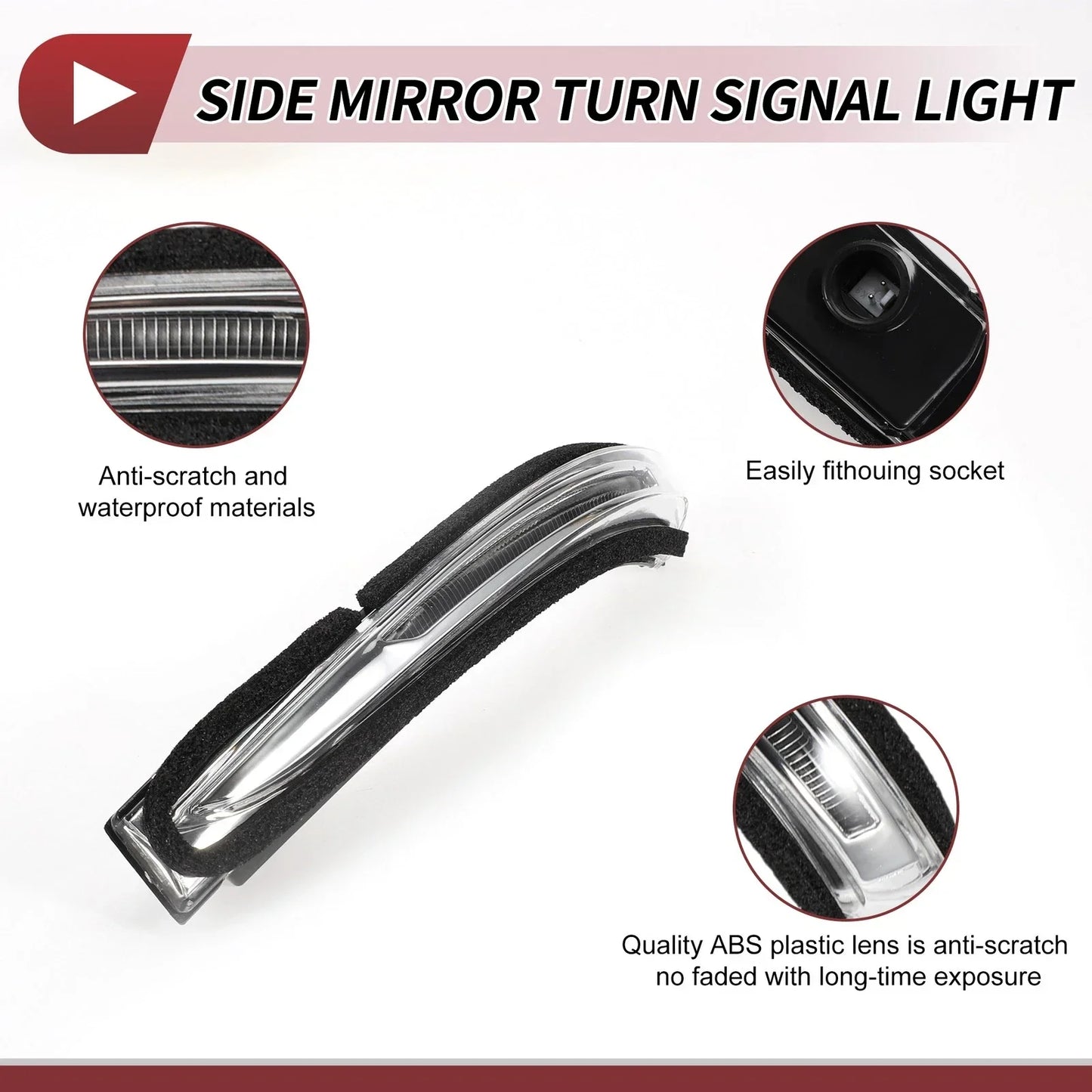 Car Mirror Turn Signal Light for Hyundai I10 Left LED (2014-2017)