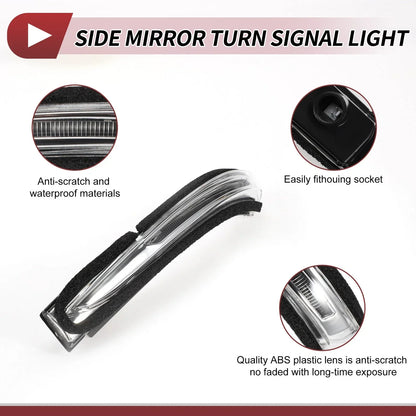 Car Mirror Turn Signal Light for Hyundai I10 Left LED (2014-2017)