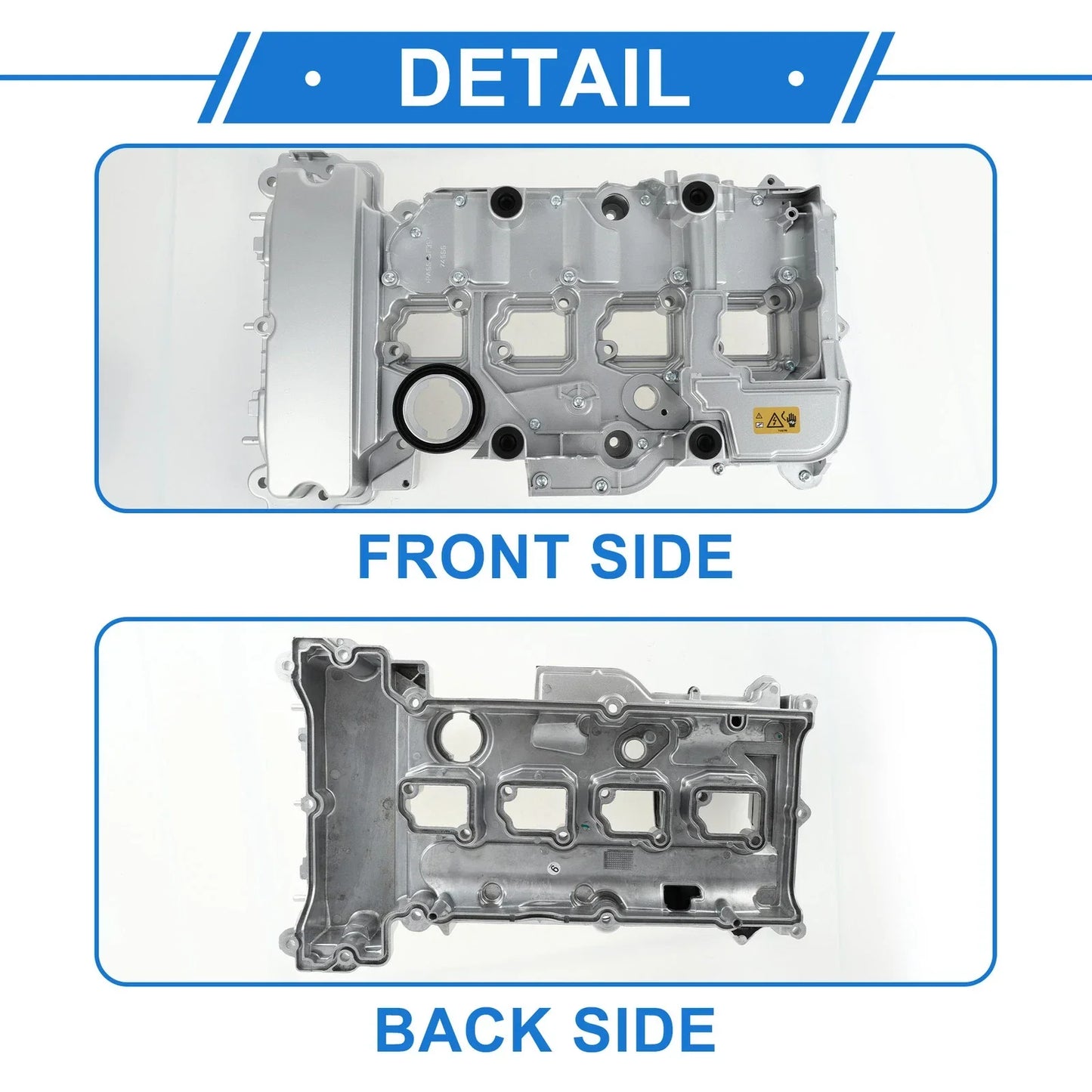 Front Engine Valve Cover w/ Gasket for Mercedes-Benz C 250 2012-2015