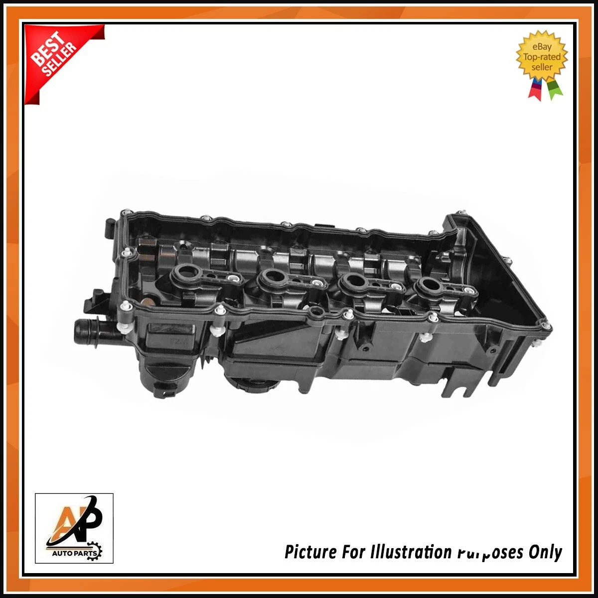Cylinder Head Cover with Gasket Replacement for BMW 1 Series 1.6 (2004–2013)