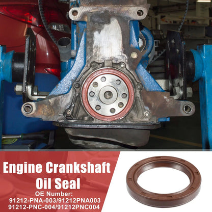 2 x Engine Crankshaft Oil Seals for Honda CR-V, Acura (2003-2005)