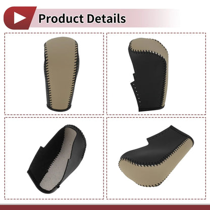 Gear Shift Knob Cover for BMW 3 Series E90 (2004 - 2012) Beige Black