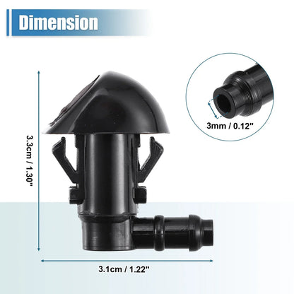 Front Windshield Washer Nozzles for Honda Pilot (2009-2015) - 2 x 76810-SZA-A01
