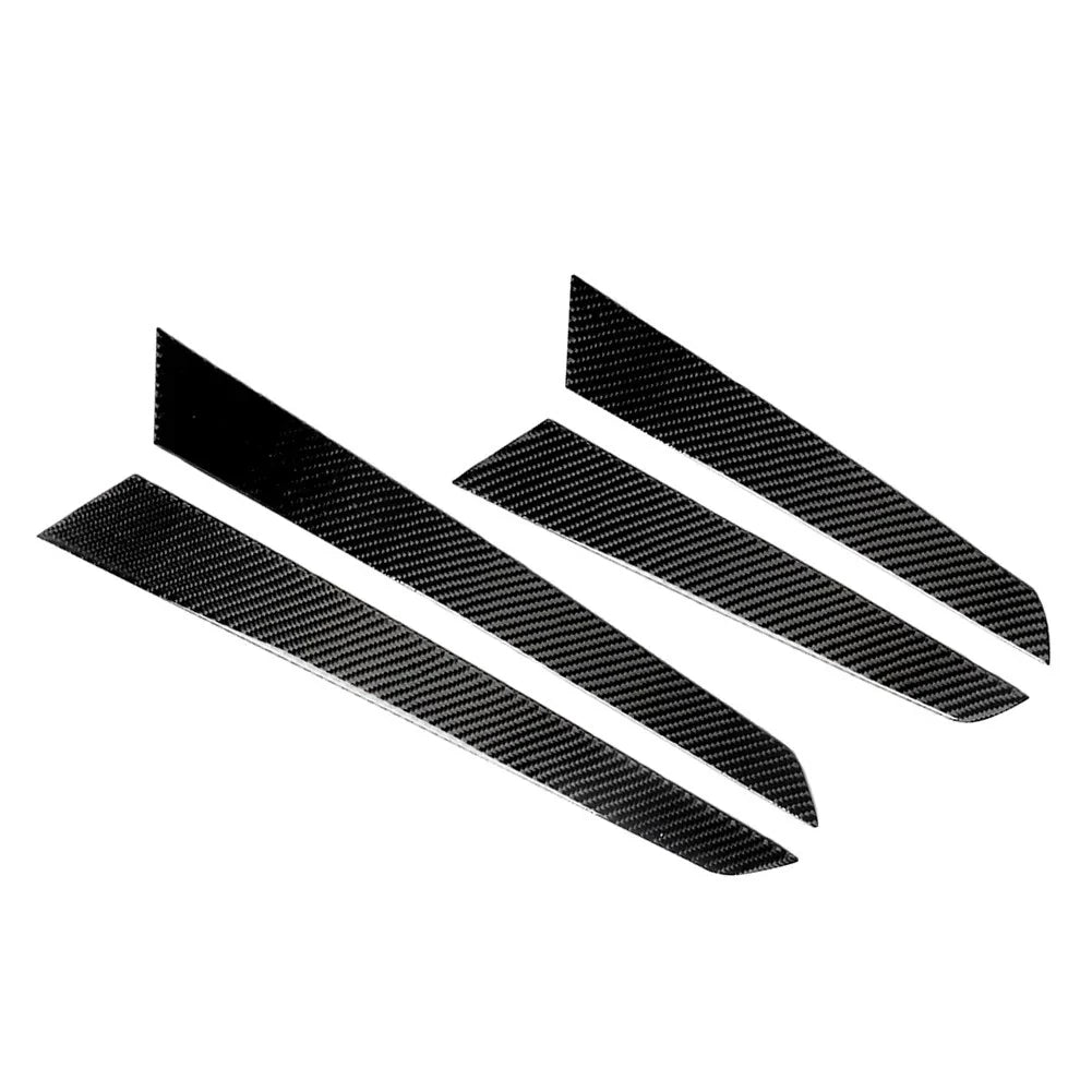 4 x Inner Door Panel Cover Trim for Mercedes-Benz W204 (2007-2014) Black