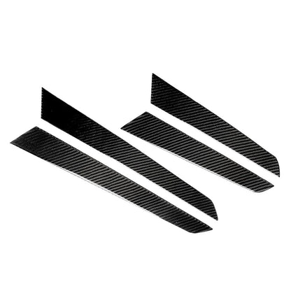 4 x Inner Door Panel Cover Trim for Mercedes-Benz W204 (2007-2014) Black