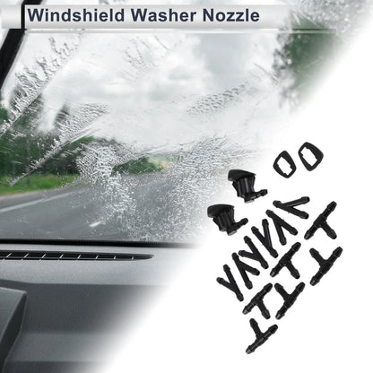 Windshield Washer Nozzle & 6 x Hose Connectors for GMC