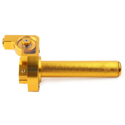 CNC 7/8'' Motor Handlebar Twist Throttle Grip for Universal Gold