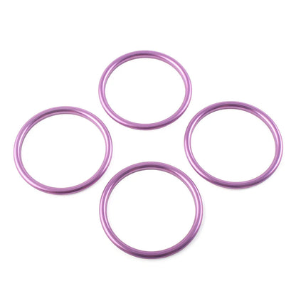 4x Air Condition Vent Outlet Trim Rings for Audi A1 S1 2010-2018 Purple