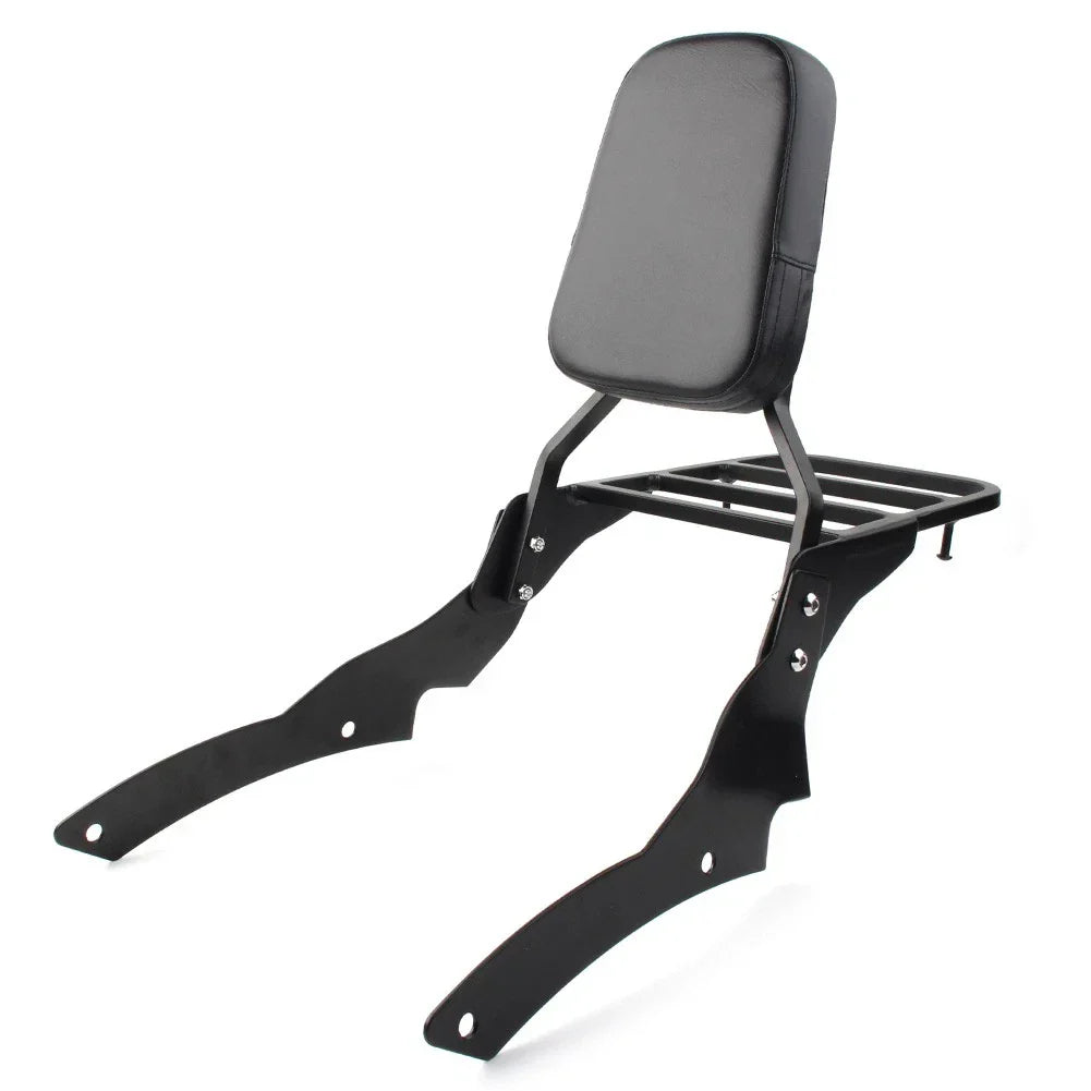 Backrest Sissy Bar Luggage Rack for Yamaha Dragstar V-Star 650 400 (96-11)