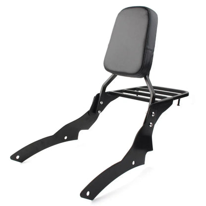 Backrest Sissy Bar Luggage Rack for Yamaha Dragstar V-Star 650 400 (96-11)