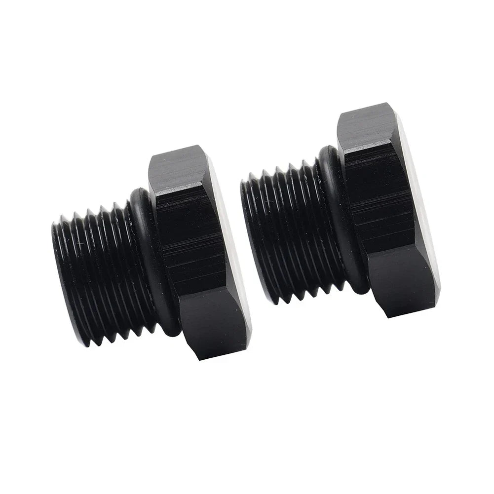 Aluminum 4AN Block Off Cap ORB Plug Male Fitting Adapters