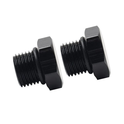 Aluminum 4AN Block Off Cap ORB Plug Male Fitting Adapters