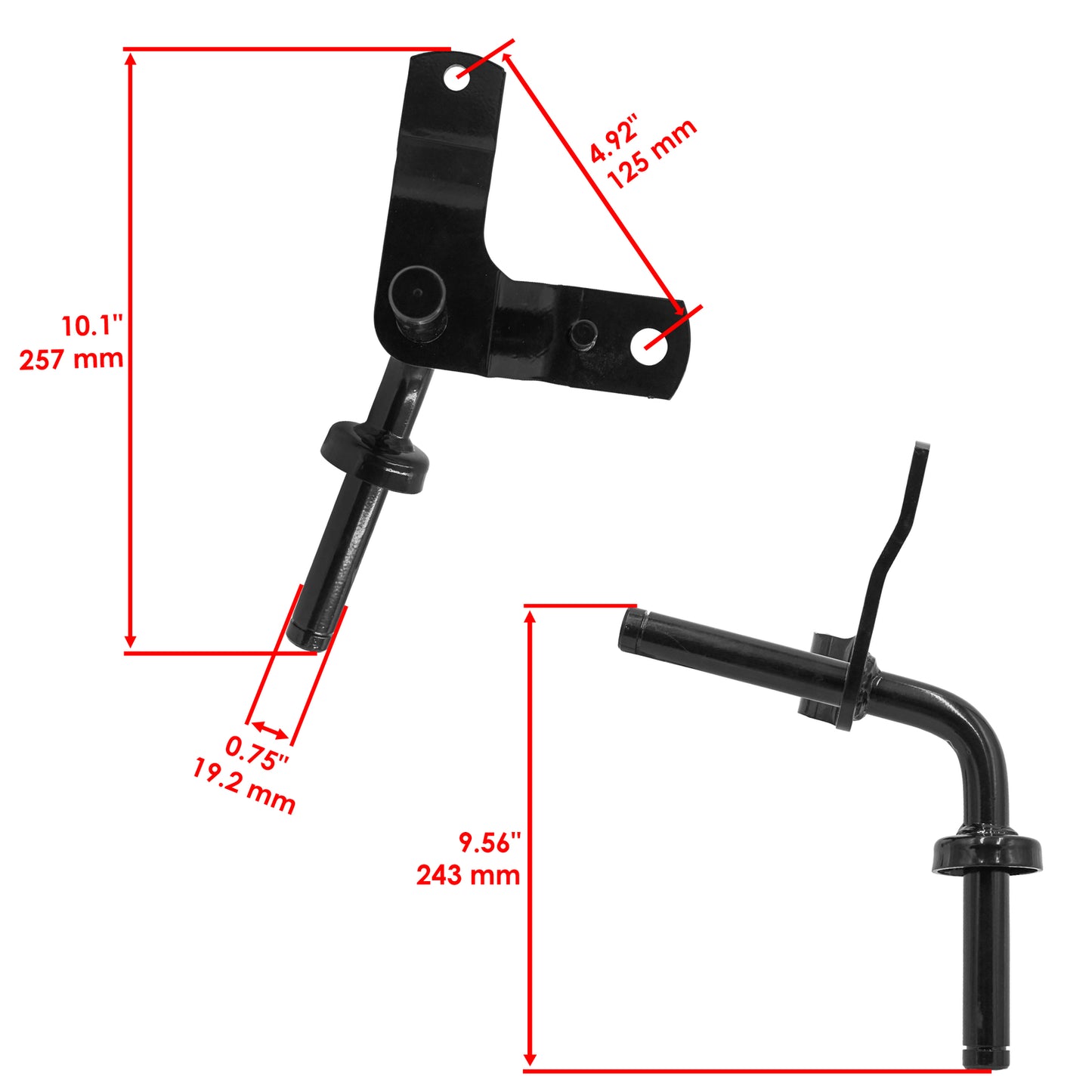 Caltric Steering Wheel Left Spindle Replacement for Husqvarna YT 140 H (2014–2018)