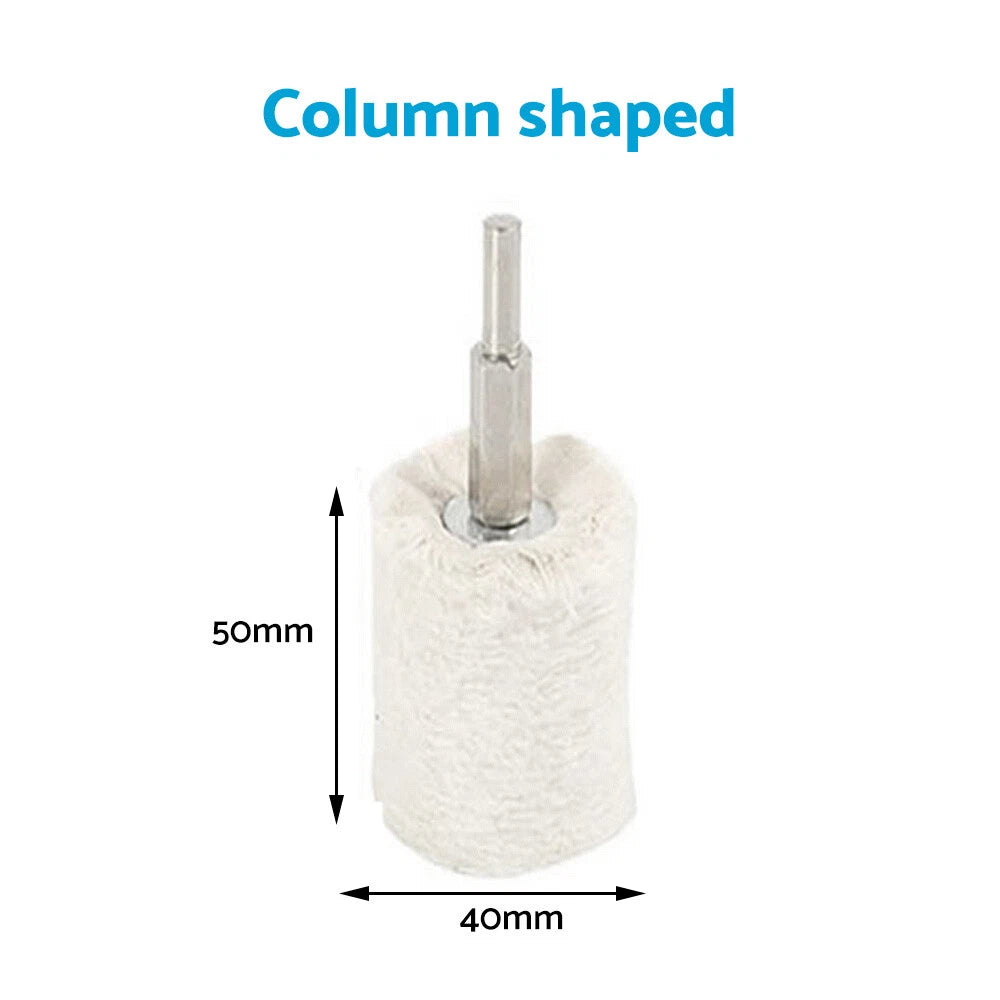 5 x Polishing Buffing Pad Mop Wheel Drill Kit for Manifold Aluminum Stainless