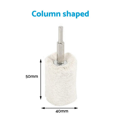5 x Polishing Buffing Pad Mop Wheel Drill Kit for Manifold Aluminum Stainless