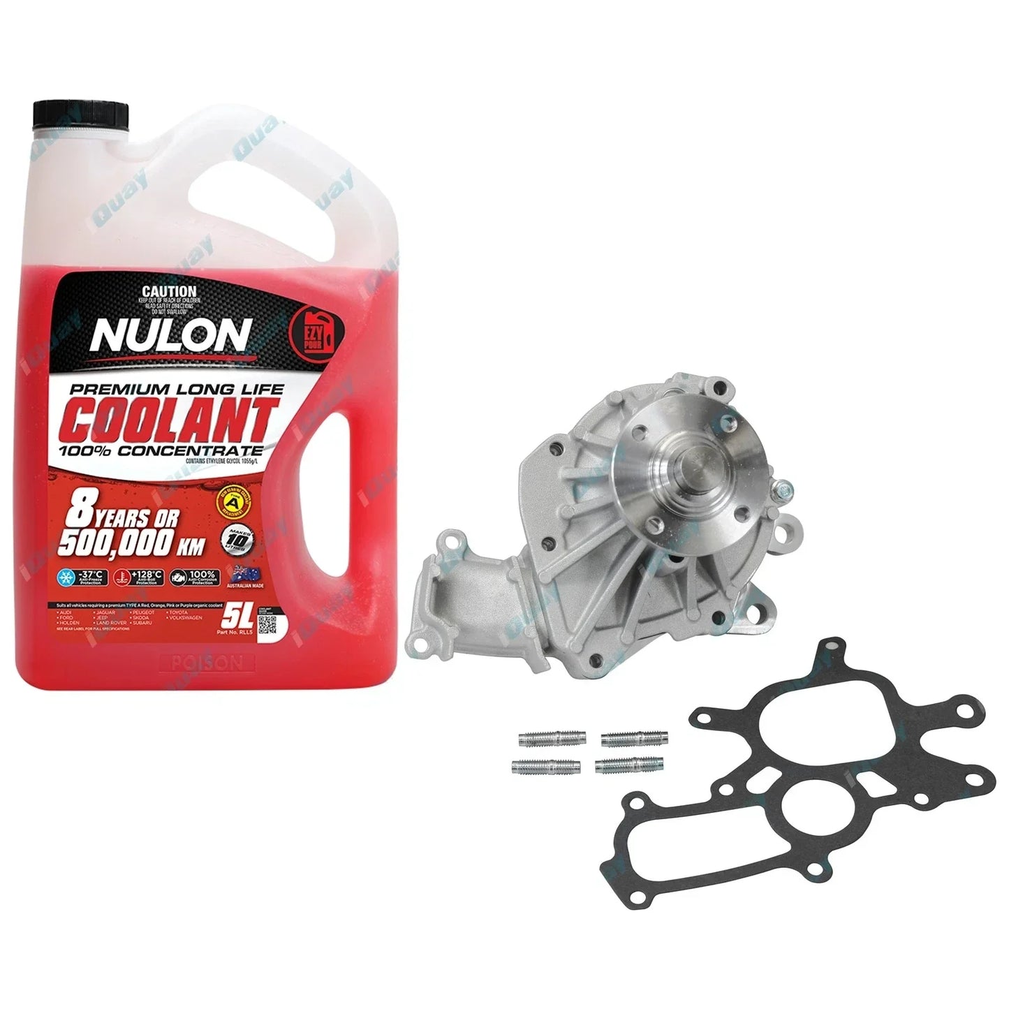 Water Pump & Coolant for Toyota Prado KZJ95 KZJ120 3.0L 1KZ-TE (2000-2009)